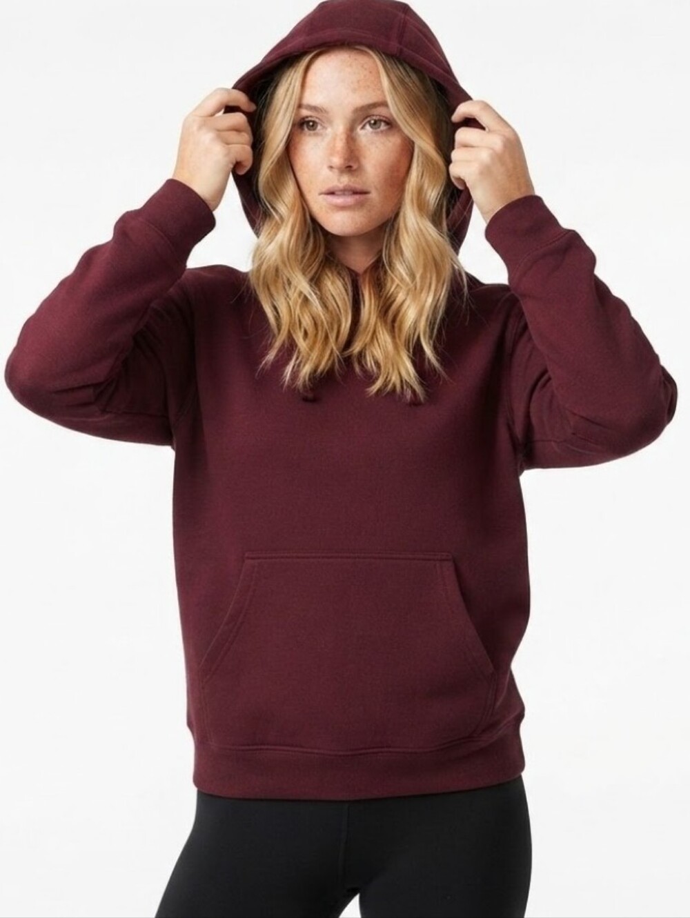 Lululemon All Yours Hoodie Maroon Red Size 4 Pullover Oversized Boxy
